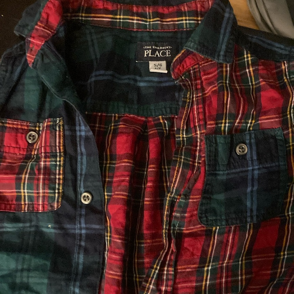 The Children's Place Multicolor Plaid Shirt